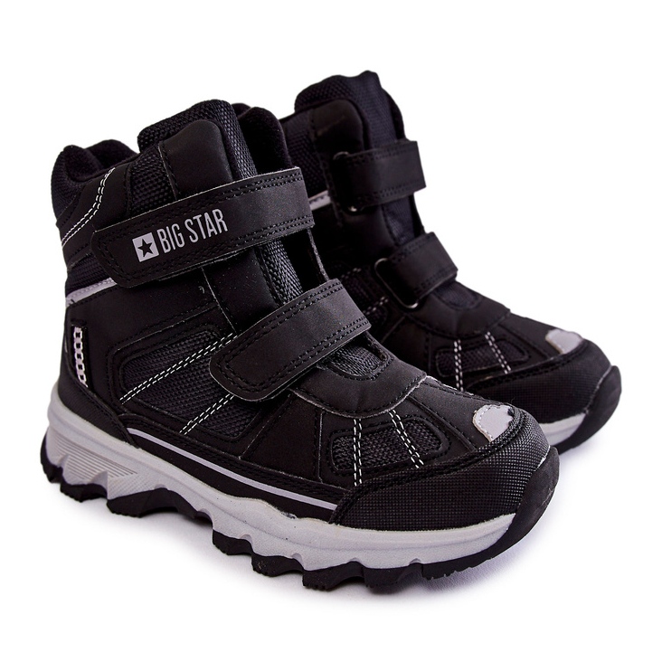 Dječje čizme od memorijske pjene Big Star KK374157 crne crna 1