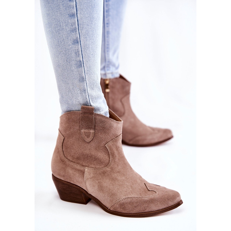 Ženske čizme Spitz Lewski Shoes 3236 Cappucino smeđa 2