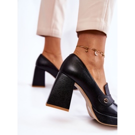 Lewski Shoes Kožne cipele Cipele Lewski 3195/2 crne crno 2