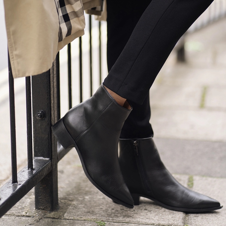 Marco Shoes Suptilne čizme od mekane kože crna 1