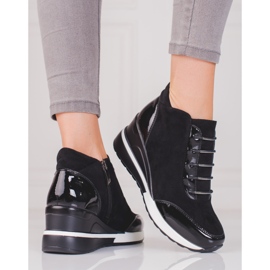 W. Potocki Potocki ženske sportske čizme s izolacijom crno 1