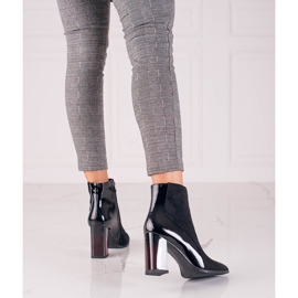 Ženske čizme Shelovet na visoki stup crno 2