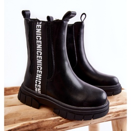 Dječje visoke tople čizme crne Kimmy crna 1