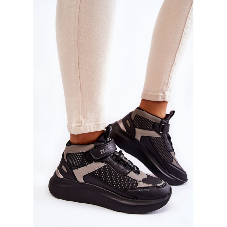 Ženska sportska obuća Memory Foam System Big Star KK274403 Black crno 2