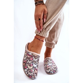 Domaće papuče Inblu Inblu GF-12-011 Bež smeđa višebojan 1