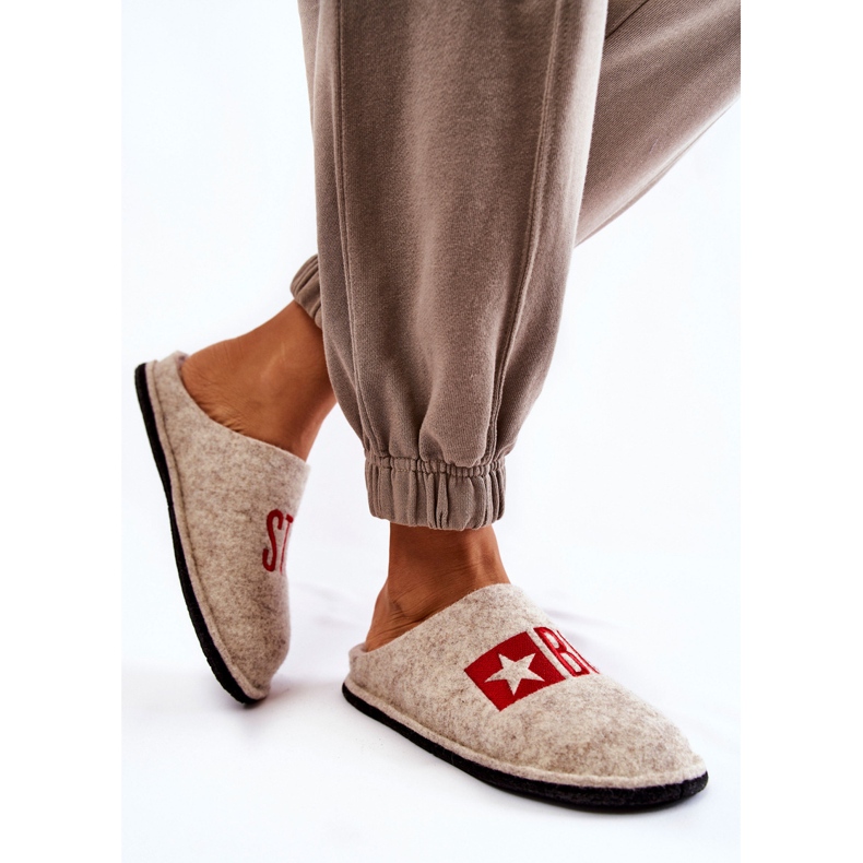 Kućne papuče Big Star KK276021 Bež 2