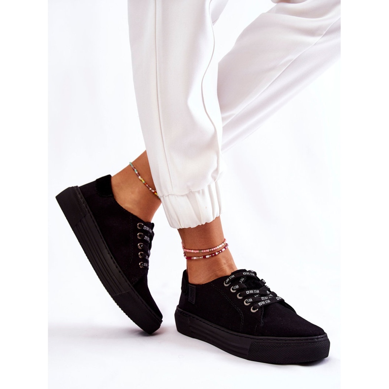 Ženske tenisice Memory Foam System Big Star KK276001 crne crna 2