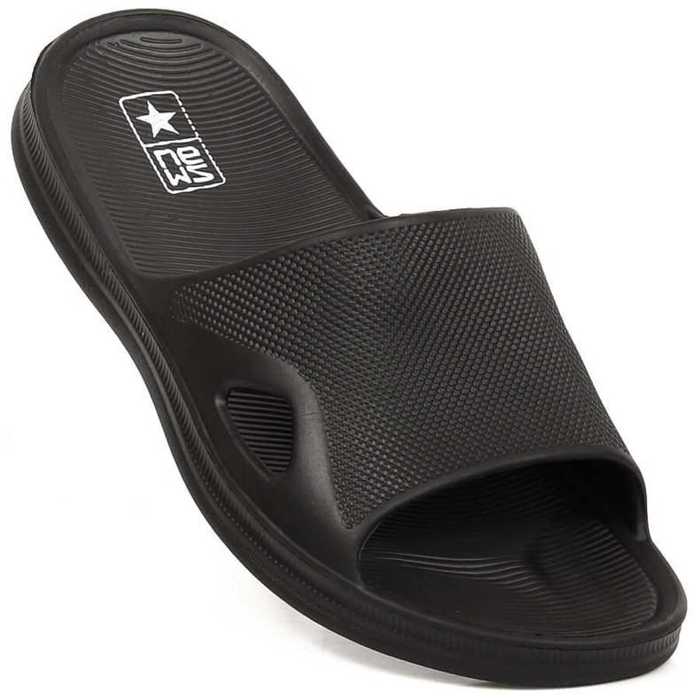 News Muške crne pjenaste papuče NOVOSTI crno 1