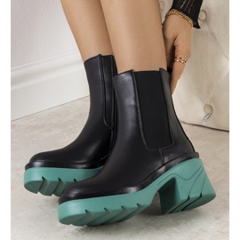 BM Crne čizme na plavoj Torrela platformi crno 1