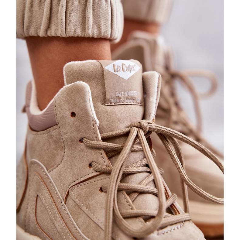 Cipele za planinarenje na platformi Lee Cooper LCJ-22-44-1352L Beige bež 2