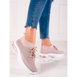 W. Potocki Sportske cipele s brokatom Potocki ružičasta 1