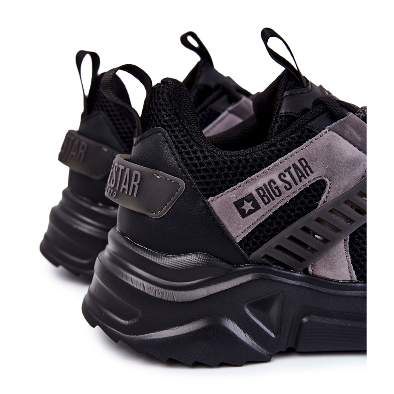 Lagane muške sportske cipele Big Star KK174054 crne crno 2