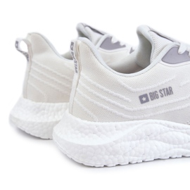Lagane muške sportske cipele Big Star KK174017 Bijele bijela 1