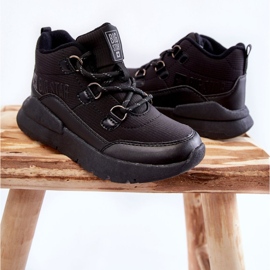 Dječje čizme od memorijske pjene Big Star KK374119 crne crna 2