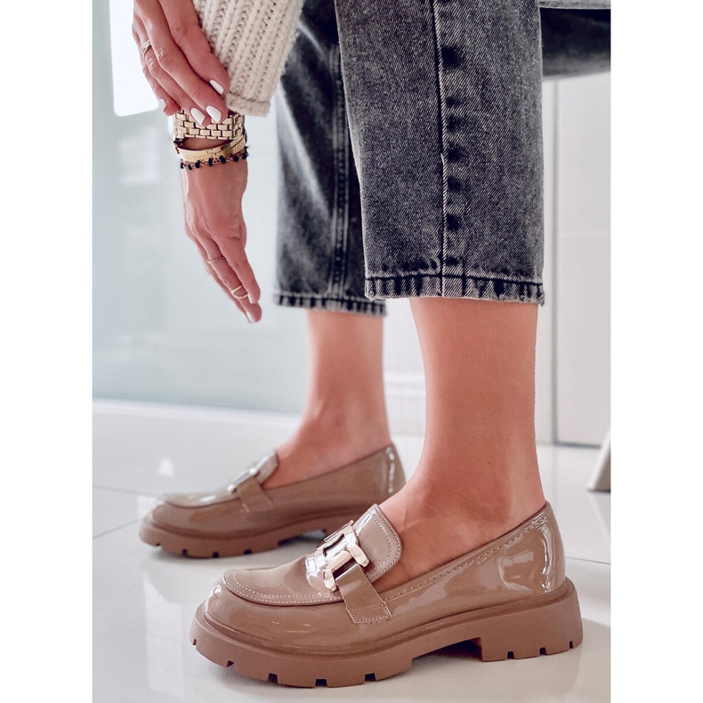 PA1 Sophie kaki ženske mokasine bež smeđa 2