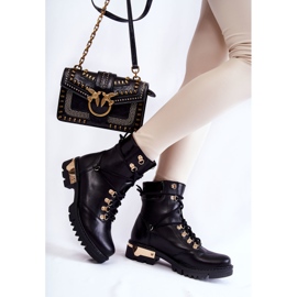 Lewski Shoes Cipele Workery Lewski 3243 Crne čizme crna 2