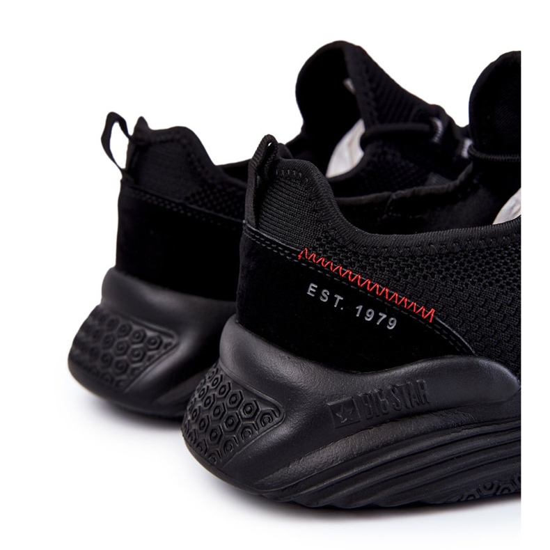 Muške sportske cipele Memory Foam Big Star KK174255 Black crna 1