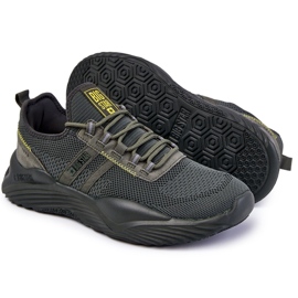 Muške sportske cipele Memory Foam Big Star KK174256 Khaki zelena 1