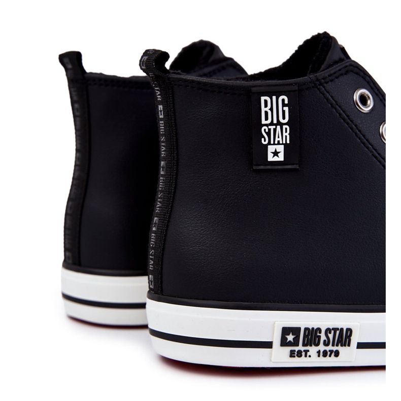 Muške visoke izolirane tenisice Big Star KK274346 crne crna 2