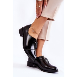 Lakirane modne cipele Laura Messi 2532 crne crna 2