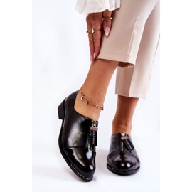 Lakirane modne cipele Laura Messi 2532 crne crna 1