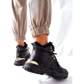 BM Ženske crne tople čizme Hareshaw HF218 crna 2