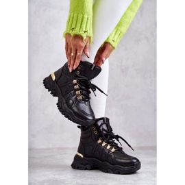 BM Ženske crne tople čizme Hareshaw HF218 crna 3