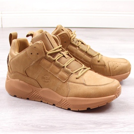 Muške sportske cipele izolirane camel Big Star KK174248 žuta boja 1