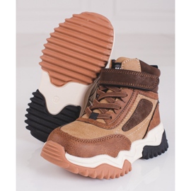 Dječačke čizme, izolirane Shelovet smeđe smeđa 1