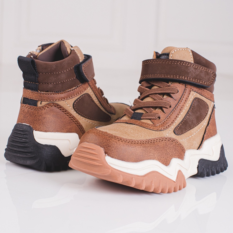 Dječačke čizme, izolirane Shelovet smeđe smeđa 2