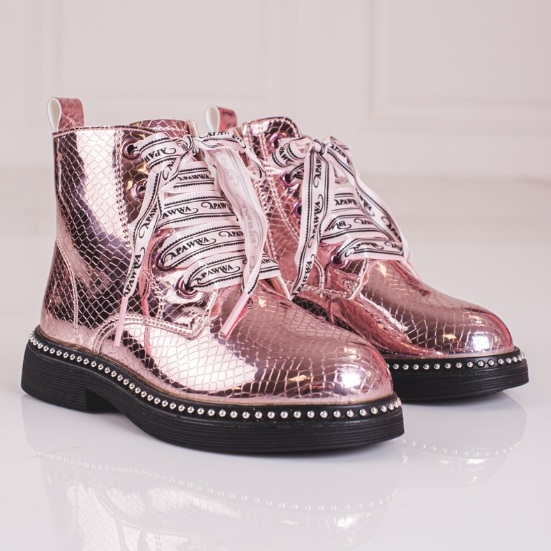 Elegantne čizme za djevojčice Shelovet pink ružičasta 2