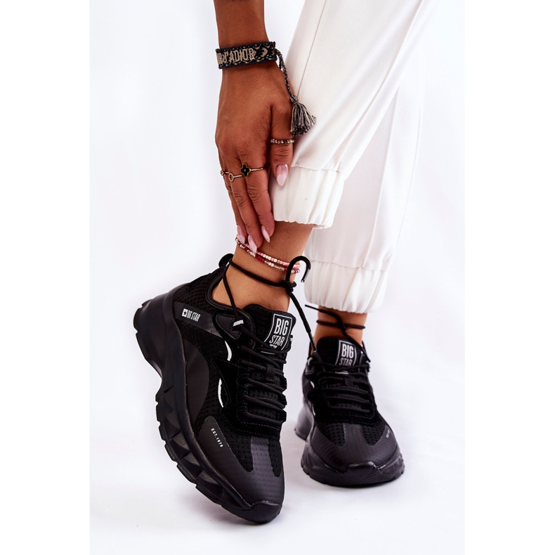 Ženske sportske cipele Big Star KK274056 Black crna 1