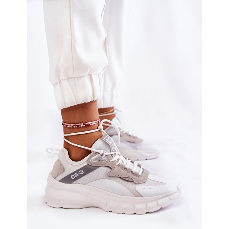 Ženske sportske cipele Big Star KK274057 Bijela 2