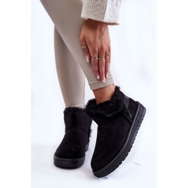 Ženske crne čizme za snijeg Big Star KK274622 crno 1