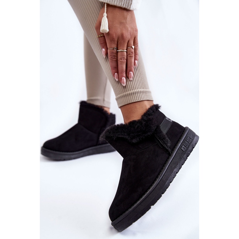 Ženske crne čizme za snijeg Big Star KK274622 crna 2