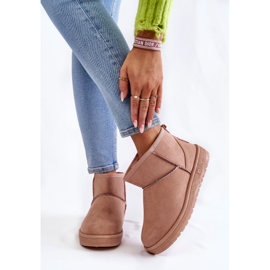 Ženske izolirane čizme za snijeg Big Star KK274293 Svijetlo ružičasta 1