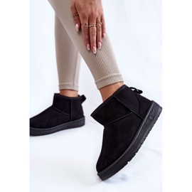 Ženske izolirane čizme za snijeg Big Star KK274288 Black crna 1