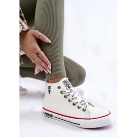 Klasične visoke izolirane tenisice Big Star KK274597 Bijele bijela 1