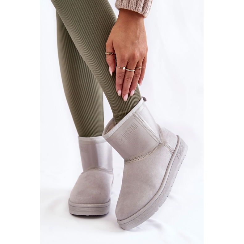 Ženske čizme za snijeg Big Star KK274613 sive siva 1