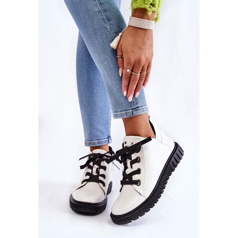 Cipele od eko kože Sergio Leone PB210 Bijele bijela 1