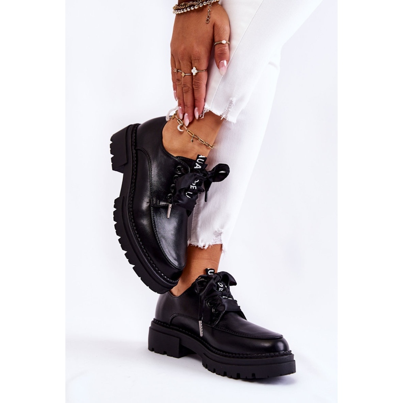 Ženske kožne cipele La.Fi 210004B-PU crne crno 2