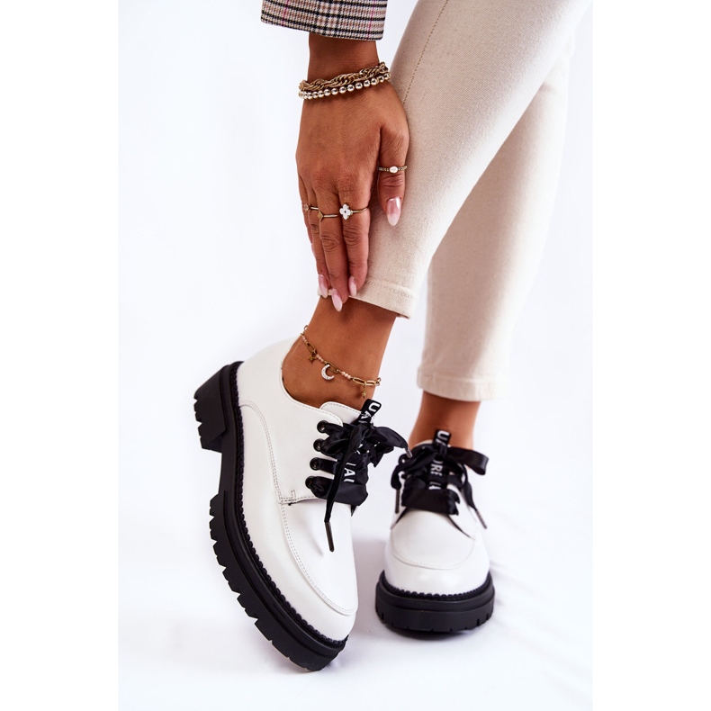 Ženske kožne cipele La.Fi 210004W-PU Bijele bijela 2