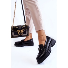 Ženske mokasine Kožne mokasine La.Fi Black Willows crno 2