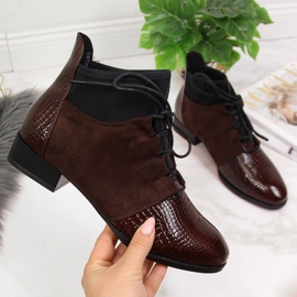 Čizme izolirane zmijskom kožom Filippo W PAW267B smeđa 1