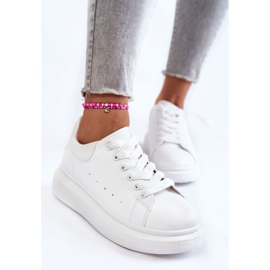 FB3 Ženske sportske cipele na platformi Bijeli Eliso bijela 2