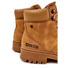 Muške trappers Memory Foam Big Star KK174207 Camel raznobojna žuta boja 1