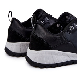 Muške klasične sportske cipele Memory Foam Big Star KK174270 crna 1