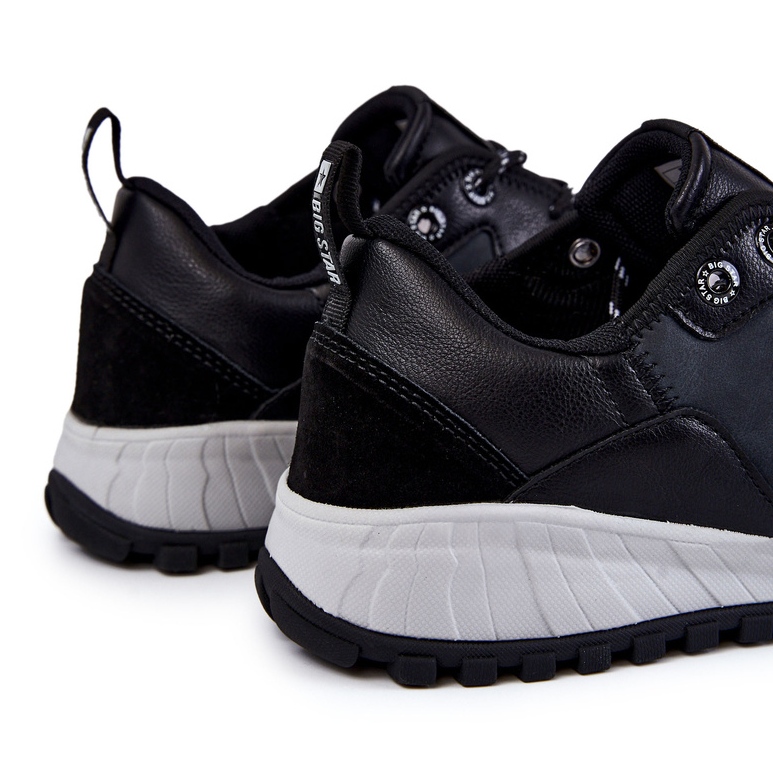 Muške klasične sportske cipele Memory Foam Big Star KK174270 crna 1