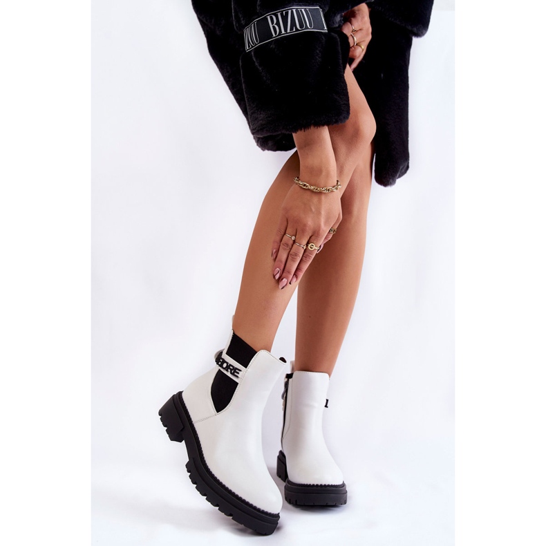 Ženske čizme La.Fi 250005W-PU Bijele bijela 2