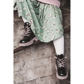 PA1 Lakirane crne i ljubičaste Heidi čizme crna ljubičasta 1